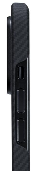 Чохол Pitaka for Apple iPhone 12 Pro Max - Air Case Twill Black/Grey (KI1201PMA)