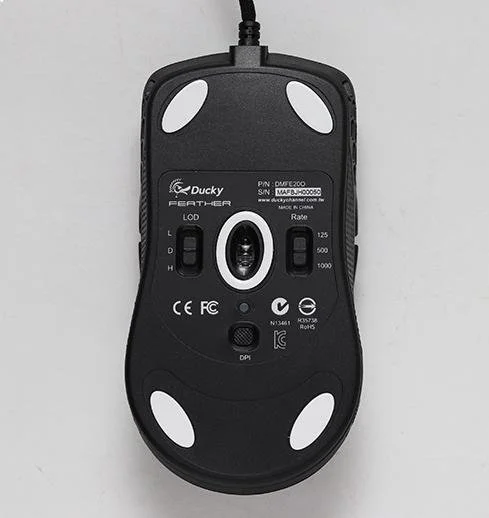 Фото: Миша Ducky Blue Edition USB Black (DMFE20O-OAAPA7B) № 12 | KTC