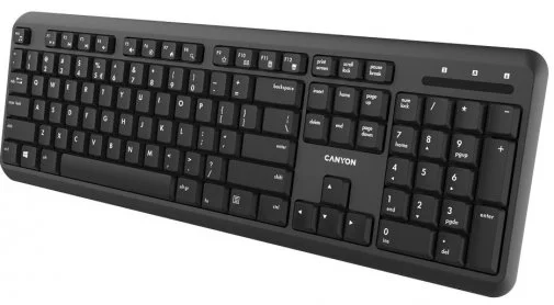 Фото: Клавіатура Canyon CNS-HKBW02-RU Black № 9 | KTC