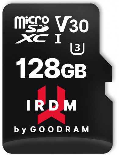 Карта пам'яті GOODRAM IRDM UHS-I U3 V30 Micro SDXC 128GB (IR-M3AA-1280R12)