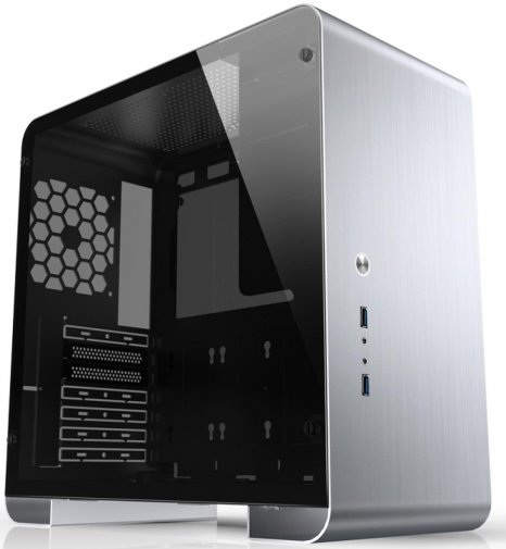 Корпус QUBE Falcon Silver with window (QBX4E_WBNU3)