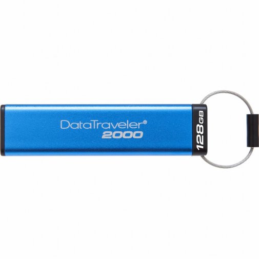 Флешка USB Kingston DT 2000 Metal Security 128GB (DT2000/128GB)