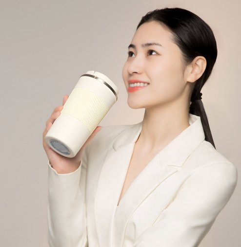 Термокружка Xiaomi QUANGE KF100 Milk White