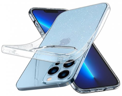 Чохол Spigen for iPhone 13 Pro Max - Liquid Crystal Glitter Crystal Quartz (ACS03198)
