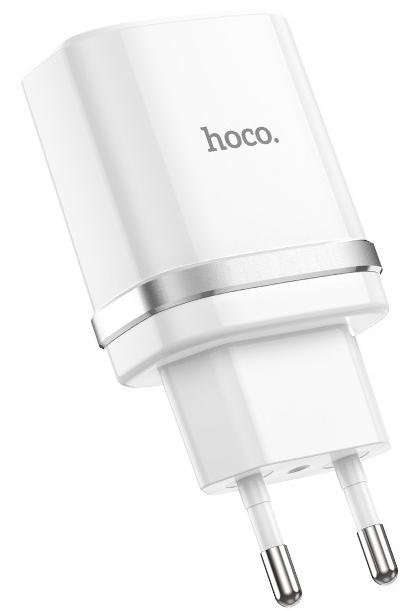 Зарядний пристрій Hoco C12Q Smart QC3.0 White (C12Q Smart White)