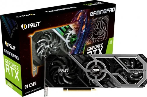 Фото: Відеокарта Palit RTX 3070 GamingPro V1 LHR (NE63070019P2-1041A/LHR) № 7 | KTC