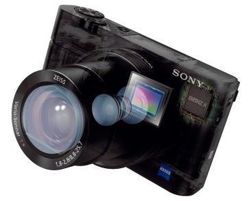 Компактна фотокамера Sony CyberShot RX100 MkIII Black (DSCRX100M3.RU3)