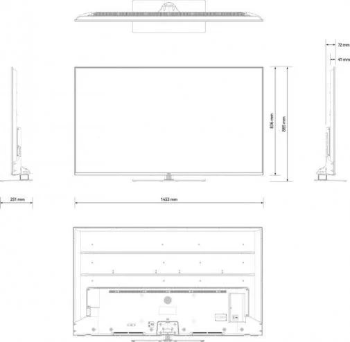 Фото: Телевізор QLED Nokia 6500D (Smart TV, Wi-Fi, 3840x2160) № 14 | KTC
