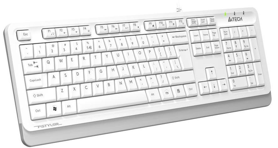 Клавіатура A4tech FKS10 USB White (FKS10 (White))