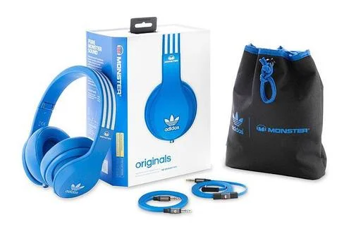 Фото: Навушники Monster Аdidas Originals Over-Ear сині № 8 | KTC