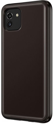 Чохол Samsung for Galaxy A03 - Soft Clear Cover Black (EF-QA035TBEGRU)