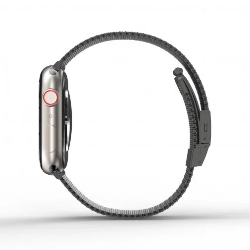 Фото: Ремінець AMAZINGthing for Apple Watch 41/40/38mm - Titan Metal Black (ATS7TM41GB) № 7 | KTC