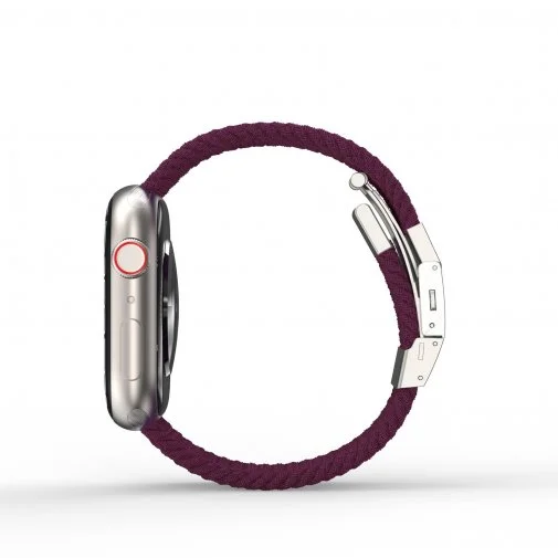 Фото: Ремінець AMAZINGthing Apple Watch 45/44/42mm - Titan Weave for Cherry (ATS7TW45DC) № 8 | KTC