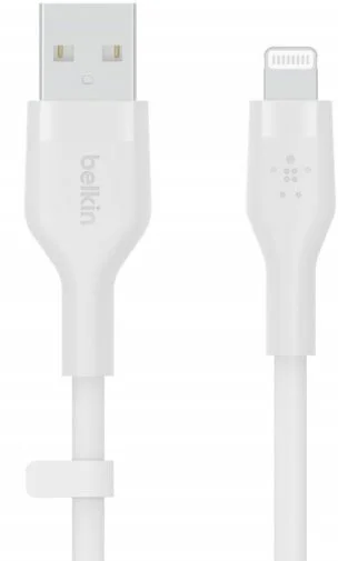 Фото: Кабель Belkin Silicone AM / Lightning MFI 1m White (CAA008BT1MWH) № 5 | KTC