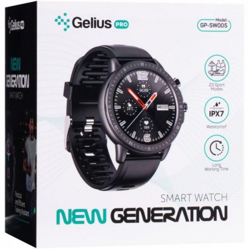 Смарт годинник Gelius Pro GP-SW005 - New Generation IPX7 Pink/Gold (81847)