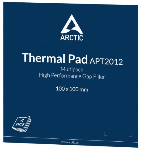 Термопрокладка Arctic Thermal Pad 4pcs 100x100x1mm (ACTPD00021A)