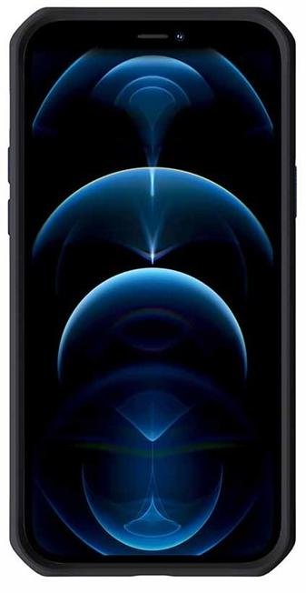Чохол iTSkins for iPhone 12/12 Pro - Hybrid Carbon Blue (AP3P-HYBFS-BCBU)