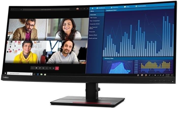 Монітор Lenovo ThinkVision P34w-20 Black (62CCRAT3UA)