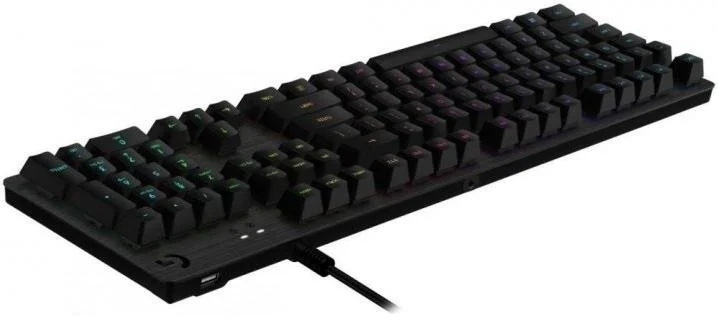 Фото: Клавіатура Logitech G512 Carbon Lightsync RGB Mechanical US GX Blue Black (920-008946) № 16 | KTC