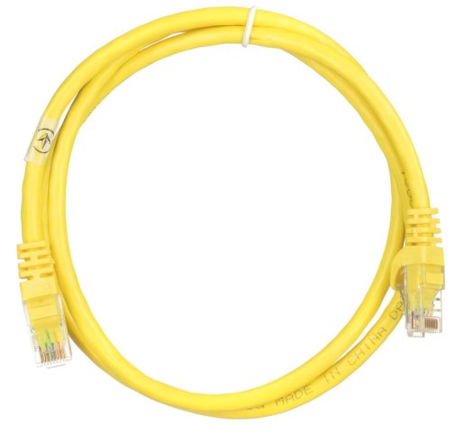 Патч-корд 2E UTP RJ45 Cat.6 Cu Yellow (2E-PC6COP-100YLW)