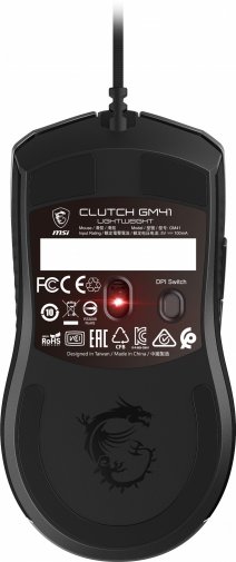 Миша MSI Clutch GM41 Lightweight V2 Black (S12-0400D20-C54)
