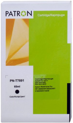 Сумісний картридж PATRON for Epson T7891 XXL Black (CI-EPS-T7891-B-PN)