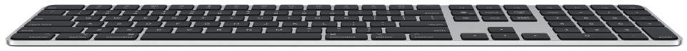 Клавіатура Apple Magic Keyboard with Touch ID and Numeric Keypad for Mac models with Apple silicon - Russian - Black Keys (MMMR3RS/A)