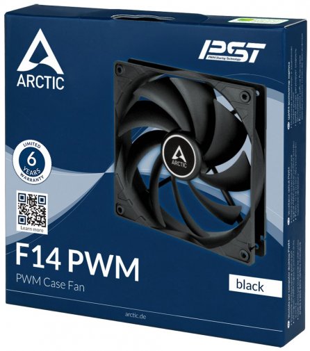 Вентилятор для корпуса Arctic F14 PWM Black (ACFAN00218A)