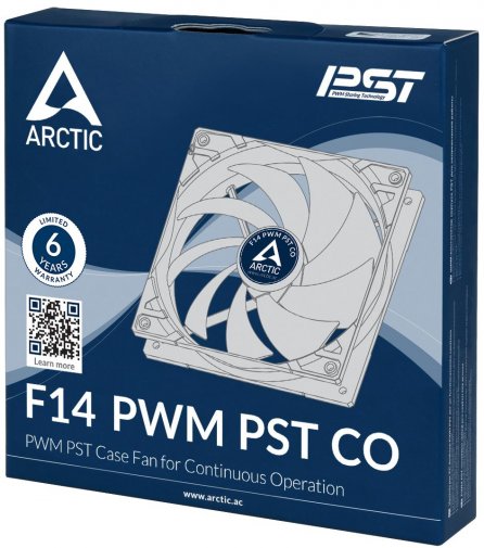 Вентилятор для корпуса Arctic F14 PWM PST CO Grey (ACFAN00080A)