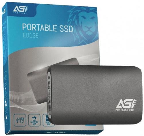 Зовнішній SSD-накопичувач AGI ED138 SATA III 512GB (AGI512GIMED138)