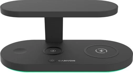 Фото: Бездротова зарядна станція Canyon WS-501 5in1 Black (CNS-WCS501B) № 13 | KTC