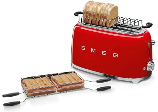 Фото: Тостер Smeg Retro Style Red (TSF02RDEU) № 6 | KTC