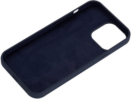 Чохол 2E for Apple iPhone 13 Pro Max - Basic Liquid Silicone Midnight Blue (2E-IPH-13PRM-OCLS-MB)