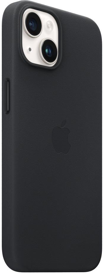 Чохол Apple for iPhone 14 Plus - Leather Case with MagSafe Midnight (MPP93)
