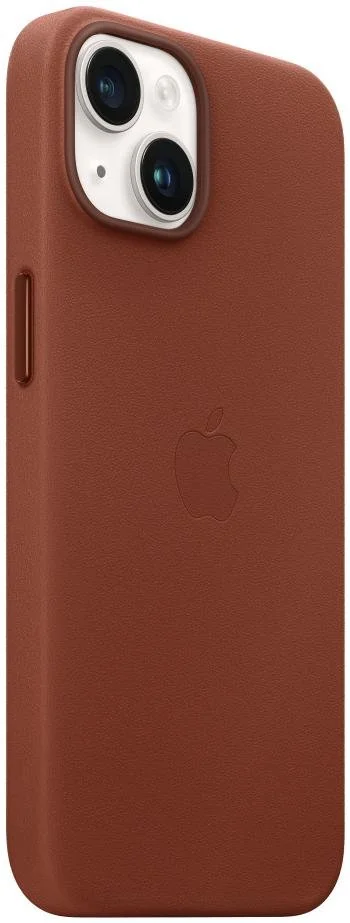 Фото: Чохол Apple for iPhone 14 Plus - Leather Case with MagSafe Umber (MPPD3) № 9 | KTC