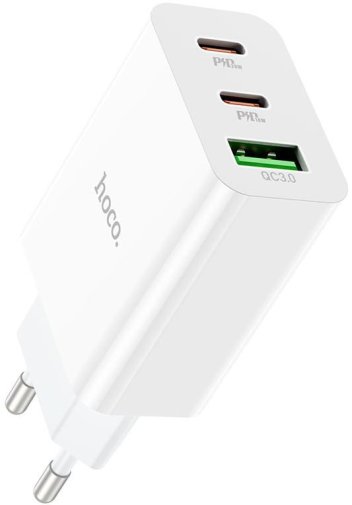 Зарядний пристрій Hoco C99A 20W White with Type-C cable (37052)