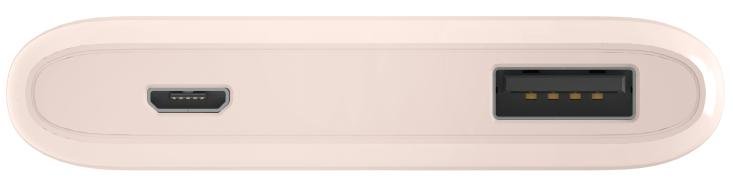Батарея універсальна Hama Slim 5HD 5000mAh Pale Pink (00188313)