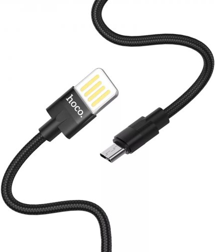 Кабель Hoco U55 Outstanding 2.4A AM / Micro USB 1.2m Black