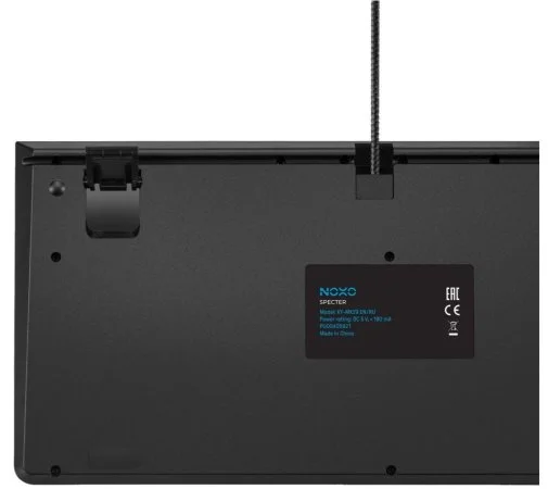 Фото: Клавіатура NOXO Specter Mechanical Blue Switches EN/RU Black (4770070882108) № 11 | KTC