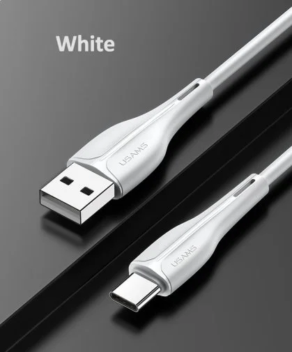 Фото: Кабель Usams US-SJ372 U38 2A AM / Type-C 1m White (SJ372USB02) № 7 | KTC