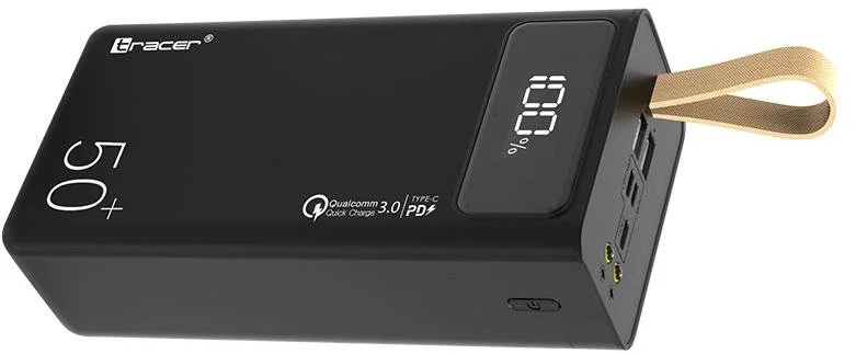 Фото: Батарея універсальна Tracer TRABAT47063 50000mAh QC3/PD/SPC 22.5W Black № 10 | KTC