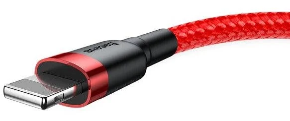 Фото: Кабель Baseus Cafule 2A AM / Lightning 3m Red (CALKLF-R09) № 12 | KTC