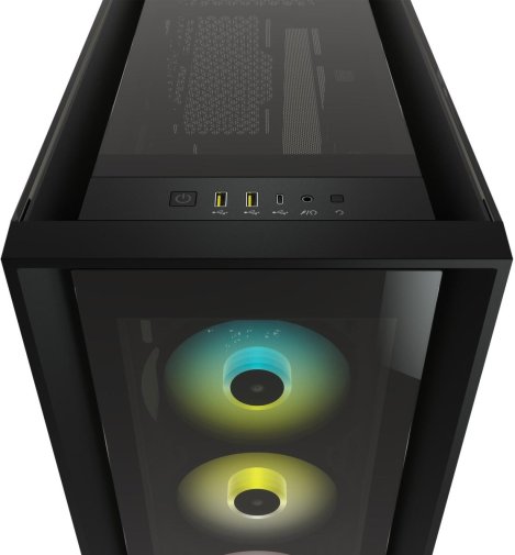Корпус Corsair iCUE 5000X RGB Tempered Glass Black with window (CC-9011212-WW)