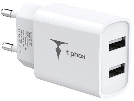 Зарядний пристрій T-PHOX TC-224 Pocket Dual White (TC-224 (W))