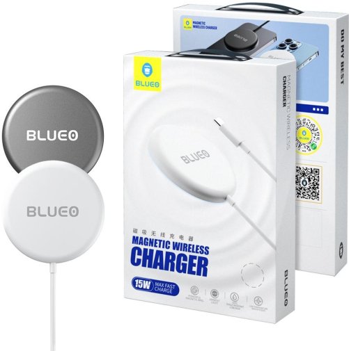 Зарядний пристрій Blueo MagSafe Charger White