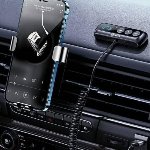 Ресивер Usams Car Digital Display FM UUS-SJ503 Black (SJ503JSQ01)