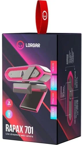 Фото: Web-камера Lorgar Rapax 701 Pink (LRG-SC701PK) № 9 | KTC