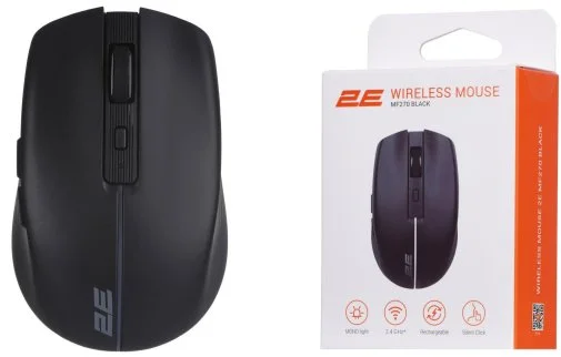 Фото: Миша 2E MF270 Silent Rechargeable WL Black (2E-MF270WBK) № 28 | KTC
