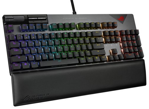 Клавіатура ASUS ROG Strix Flare II NX Red Black/Grey (90MP02D6-BKUA01)