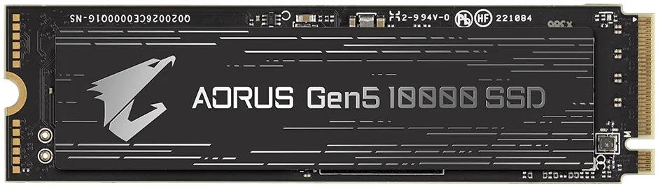 SSD-накопичувач Gigabyte Aorus Gen5 10000 2280 PCIe 5.0 x4 NVMe 2.0 2TB (AG510K2TB)